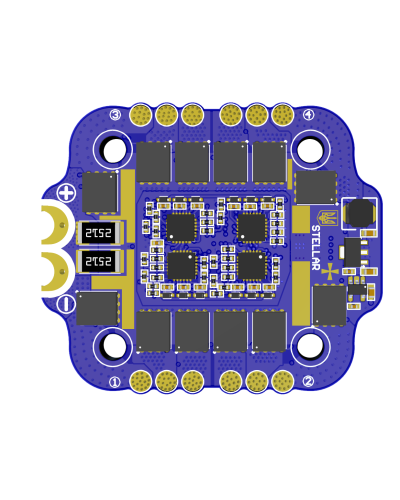 Stellar 8bit ESC 70A redesign