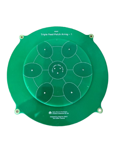 Патч антена RHCP Triple Feed Patch Array-1 з підсиленням 14.4dbi 5.8G